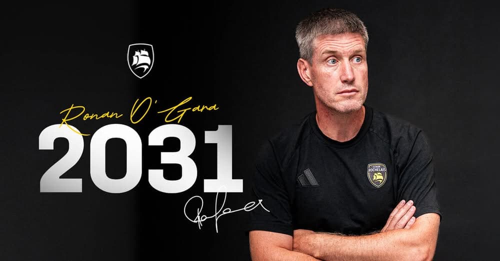 Ronan O’Gara prolonge au Stade Rochelais jusqu’en 2031 : une histoire qui s’inscrit dans la durée