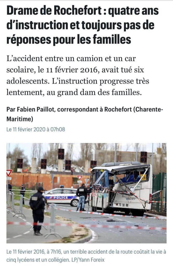 Rochefort rend hommage aux six lycéens disparus, dix ans après le drame