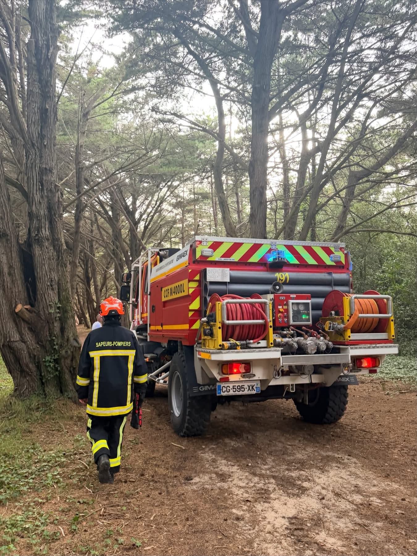 Forêt du Petit Bec : un départ de feu rapidement maîtrisé, la prévention au cœur des préoccupations