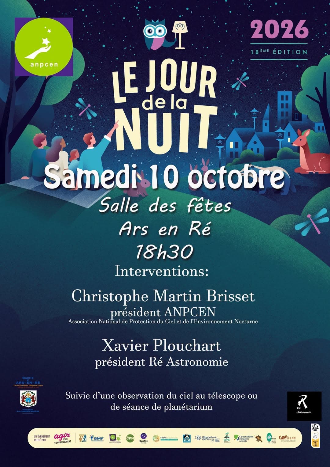 Ars-en-Ré : une soirée pour redécouvrir le ciel à l’occasion du « Jour de la Nuit »